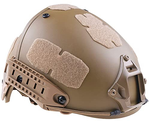 AQzxdc Airframe (AF) Airsoft Helmet, with Soundproof headset, Helmet cover, for paintball outdoor BBS hunting riding,Beige