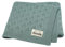 mimixiong 100% Baumwolle gestrickte Cellular Babydecke für Jungen und Mädchen (Dunkelgrün)