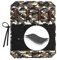 Étui de rangement professionnel pour couteaux de chef - En toile cirée - 4 fentes - Avec corde à cravate, Camouflage et noir