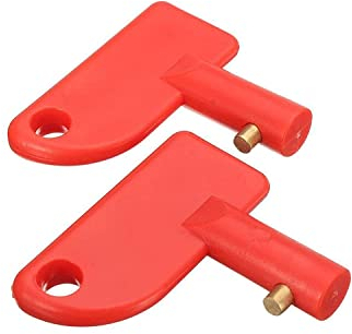 Batterieschalter Universal Schlüssel,Batteriehauptschalter Ersatzschlüssel,Batterie Trennschalter,Batterie Hauptschalter,Batterie Schalter,Trennschalter-Schlüssel,Universal Schlüssel,2Pcs