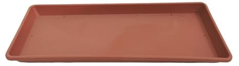 NG NICCOLAI FIORIERE E SOTTOVASI PLASTICA VARIE MISURE (TERRACOTTA, SOTTOFIORIERA 80X36X6 cm)