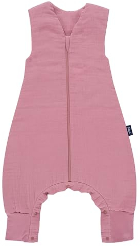 Alvi 4-Season Mull Sleep-Overall Schlafsack mit Füßen
