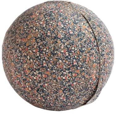 byAlex Ergonomischer Sitzball mit Bezug - 65cm Yoga-Ball für das Büro - Fintess-Ball als Bürostuhl oder Balance-Hocker - Magnify Blue Life