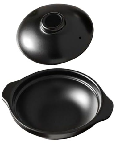 MAGICLULU Cacerola Cacerola Sartén Cocina Planchas Olla De Guiso De Cerámica Cazuela Olla De Barro Olla De Cerámica Cazuela De Cerámica Para El Hogar Cazuela De Cocina Olla De Cocina