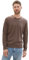 TOM TAILOR 1039811 Pull-Over Homme, 36303 - Bois Marron Mélangé, M