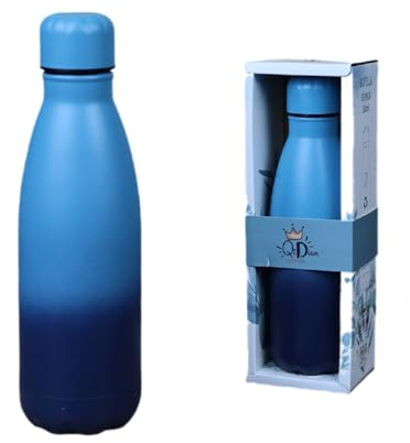 Botella Aislante 350ml, Botella de Agua de Acero Inoxidable Hermética Frio y Calor 12 Horas, Doble Pared Sin BPA, Reutilizable, para Deporte, Gimnasio, Escuela (5, 350ml)