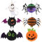 6 Stück Halloween Papier Laternen Dekoration, Halloween Laternen, Faltbar Lampenschirm Papier, Ideal für Halloween/Outdoor/Junge Mädchen Kinder/Sankt Martin Party/Partydekorationen