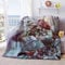 RYNDEX Jo-Jo's Bizar-re Adventu-re Sofadecke, Anime Decken 3D-Digitaldruck, Couchdecke für Sofa Bett Couch, Langlebig(Multi 3,150x200cm)