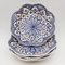 Juego de 4 platos hondos flor Bakir azul - D 23 cm