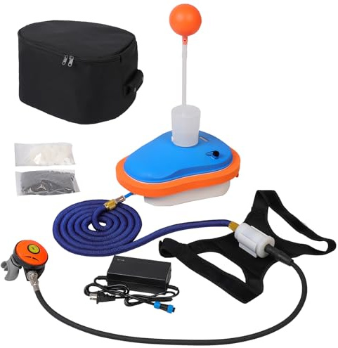 HQLYZJDV Sistema de Buceo, Ventilador de Buceo Recargable con Manguera de 7 m y Regulador de Respiración, Tanque de Buceo para Buceo Recreativo, Esnórquel y Pesca