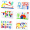 JOINPAYA Mushroom Nail Jigsaw Puzzle 27.5x19cm Boys and Girls Toys Educational Toys for Toddlers Random Color