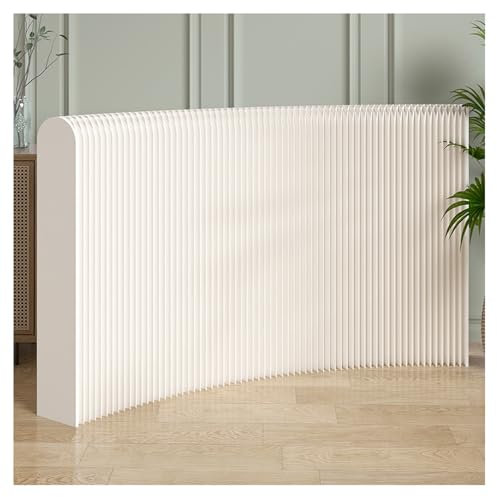 Paravents Moderner, Faltbarer Raumteiler aus Papier zur Raumtrennung, tragbarer Sichtschutz aus Papier für den Innenbereich für Wohnzimmer und Schlafzimmer (500 x 98 cm)