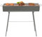 Barbacoa de carbón portátil rectangular de 80 x 1 x 80 cm, parrilla para camping, barbacoa grande para picnic, fiesta