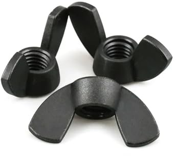 XIAOGYYE 20 Stück, Nylonmutter Wingnut Schmetterling Kunststoff Daumenmutter M3 / M4 M5 M6 M8 M10 M12/20Pcs/M4