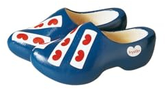 NIJHUIS B.V 110.0540.130 Klumpen aus Holz Friesen, 13 cms, Blau