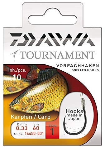 Daiwa Tournament Karpfenhaken, Gr.6, 10 Stück