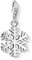 Thomas Sabo Damen Charm-Anhänger Schneeflocke Charm Club 925 Sterling Silber 0281-001-12