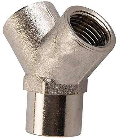 Dapetz ® Air Line 3 Way Y Connector Splitter 1/4 BSP Hose Airline Joint Fitting