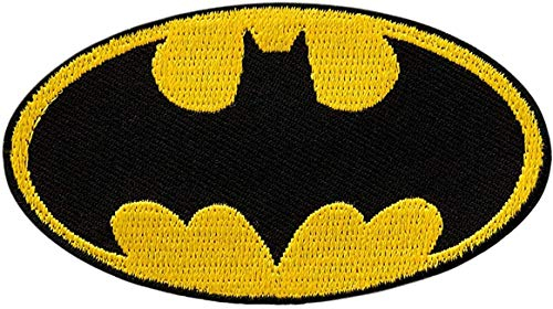 Monoquick Kids and Hits aufbügelbar Batman Logo farbig 1 St gelb schwarz