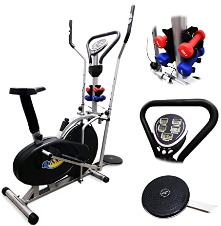 FFitness Crosstrainer ORBITRAC, Schwungrad 5 kg, Widerstand, Trainingsgürtel, statisch, dynamisch, Grau, Elliptica, ELLIPTICAL_TRAINER