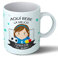 Planetacase - Taza Futbolista - Regalo Original Jugadora de Fútbol - Cerámica 330 mL - Taza Desayuno Apta para Microondas y Lavavajillas - Resistente a Lavados - Futbolista (La)