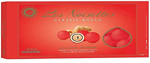 Confetti Maxtris Le Noisettes NOCCIOLA Rosso, Cioccolato