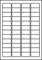 SmithPackaging A4 selbstklebende Adress-Etiketten, 48 Etiketten pro Blatt, 100 Blatt, 45,7 x 21,2 mm, 4800 Etiketten