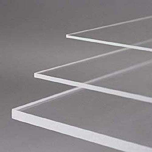 Clear Perspex Acrylic Glass Plastic Sheet Custom Cut to Any Size 200mm x 100mm (2mm Thickness)