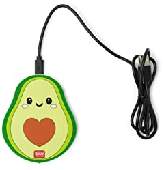 Legami Super Fast VWCHAR0001 Chargeur sans Fil pour Smartphone, Multicolore (Avocade)