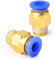 TAILONZ PNEUMATIC Raccords mâles droits pour tubes de 4mm OD x 1/8 BSP PC4-01 (Paquet de 10)