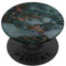 Elegant Dark Teal & Copper Marble Pattern PopSockets Adhesive PopGrip