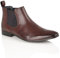 Stivali Chelsea alla moda da uomo, formali e casual, in pelle, taglie 37-44, Vino in pelle Carnaby, 46 EU