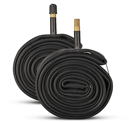 Fahrradschlauch (Standard) 2er Set - 26 Zoll (26 x 1,75-2,125) Innenschlauch (AV/Auto Ventil) ETRTO - 40/57-559