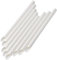 EcoFlavour Kraft Paper Straws with Pointed End - White - 12mm - Pack of 100 - Individually Wrapped Eco-Friendly/Food Safe/Suitable for All Occasions (12mm)