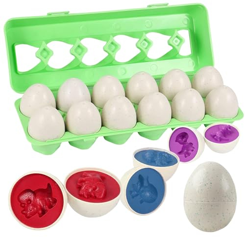 Montessori Spielzeug, Passende Eier, Eier Spielzeug Kinder, Eier Kinder Passendes, Ostereier Plastik, Ostereier Eier Spielzeug, Lern Plastik Eier, Farbe und Form Eier für Kleinkinder Ostergeschenk