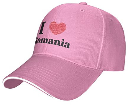YINGD Baseball Cap I Love Rumania Sport Cap Casual Schirmmütze für Damen und Herren, #1860, One size