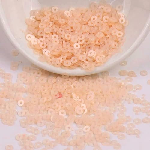 4000 Stück Pailetten kit paietten Pailletten basteln Lose Pailletten Cup Schillernde Spangles für DIY Kunsthandwerk Herstellung Nähen Aufkleben Auffädeln Glänzende Dekorative Hochzeit 2 mm,Dunkelpink