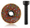 Fahrrad Headset Top Cap Vorbau Kappe Abdeckung 1 1/8 Zoll Light Steuersatzkappe + Alu Schraube für Fahrrad MTB Rennrad (Donuts)