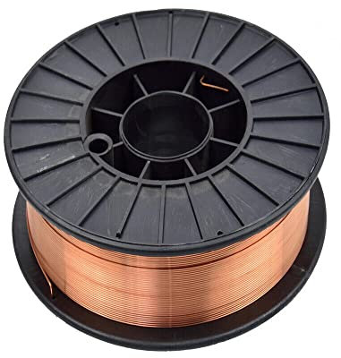 BOBINA FILO RAMATO ø 0,6 mm KG5 SALDATURA A GAS ACCIAIO SALDARE SALDATRICE 5 KG