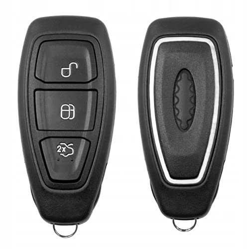 AWPARTS - Autoschlüssel-gehäuse - Funkschlüssel-Gehäuse - KFZ Fernbedienung Gehäuse Kfz-Schlüssel-Gehäuse kompatibel mit Ford Mondeo Mk4 Focus Mk3