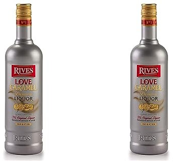 Rives Vodka Caramel Liquor 70cl 30º (Paquete de 2)