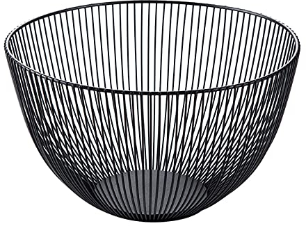 SiMbae Fruit Bowl, Iron Arts Fruit Storage Baskets for Kitchen Counter, Countertop, Home Decor, Table Centerpiece Decorative Hold Vegetables, Bread,2pcs