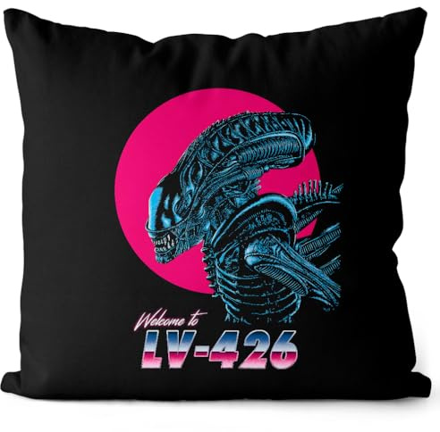 style3 Come to LV-426 Kissen mit Füllung 40cm Baumwolle Xenomorph Alien Ripley Movie