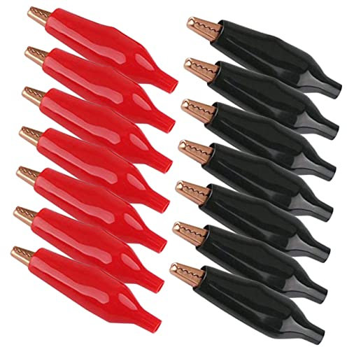 Acortar 30 Uds Pinzas De Cocodrilo Aisladas Conector De Goma Pequeño Clips