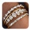 ZHESHY Ring Gold Set Frauen 14 Karat Vergoldete Goldene Ringe Goldring Stapelringe Zirkonia Fingerring Knöchelringe Daumenringe Wasserfest Statement Ring Gold Schmuck Für Damen Mädchen Größe 52-62