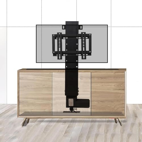 QICBYING Elektrisch TV-Halterung - Deckenhalter TV-Halterung, Teleskopischer, Höhenverstellbarer, Elektrischer, Automatisch Anhebbarer TV-Ständer Mit, Für 14 Bis 32 Zoll Große TV-Bildschirme