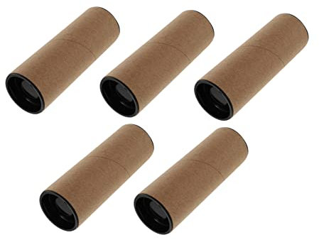Lurrose 5St Plakateimer Künstler-Zeichentube Papierrolle zur Aufbewahrung ausziehbares Plakatrohr Zugrohr rundrohr Verpackungspapierrohr Aufbewahrungsrohr aus Papier Malpapierrohr