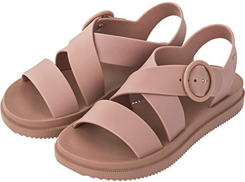 HJUGHPN Sandalias planas para mujer, sandalias planas con cuentas de cuerda (4.5 UK)