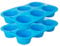 ZANGCO Non-Stick Silicone Muffin Tray – 6-Cup BPA-Free, Heat-Resistant Baking Pan for Cupcakes, Muffins, and More (Blue 2 - Pack)