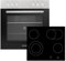 Respekta Set forno e fornelli da incasso HS2201-26 / Vano cottura da 72 litri con 7 modalità di cottura/Piano cottura in vetroceramica - 9 livelli di potenza/Zona a doppio circuito e zona per arrosti